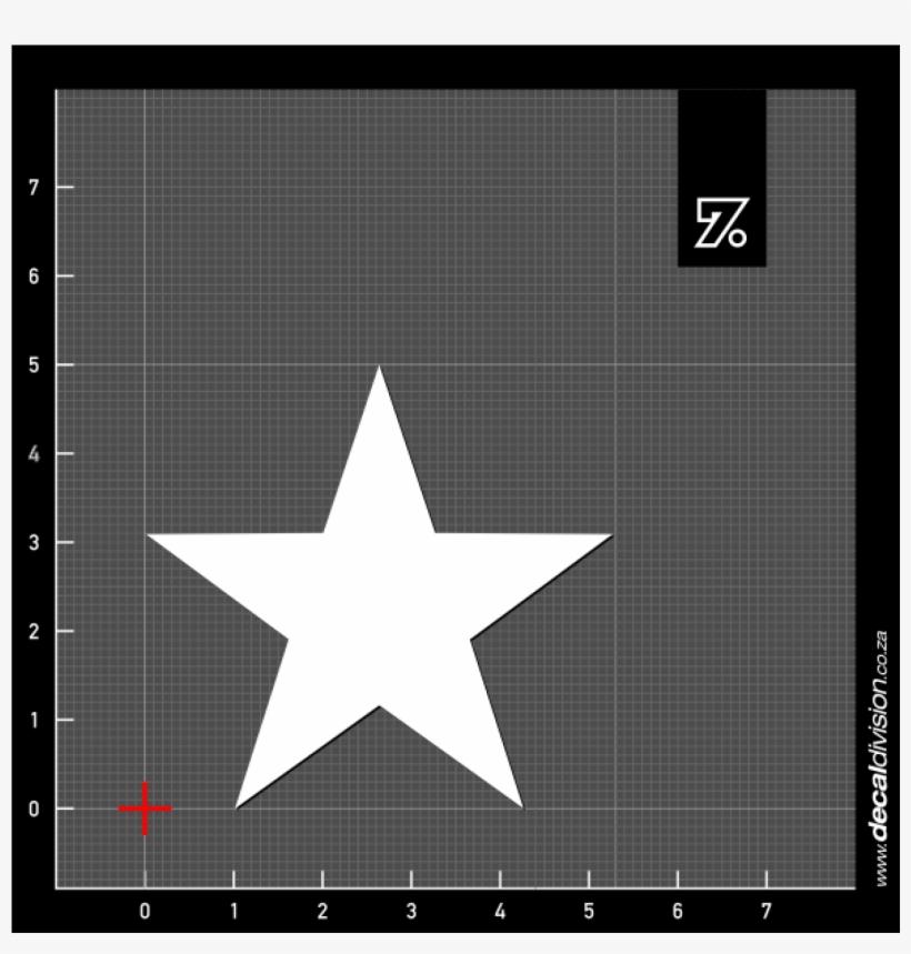 Christmas Star Sticker D - Old English Number 6, transparent png download