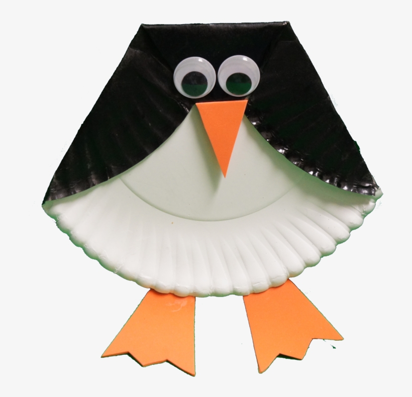 Paper Plate Penguin - Penguin, transparent png download