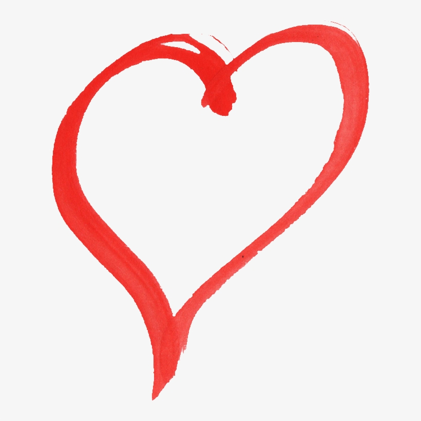 Free Download - Акварель Пнг Сердце, transparent png download