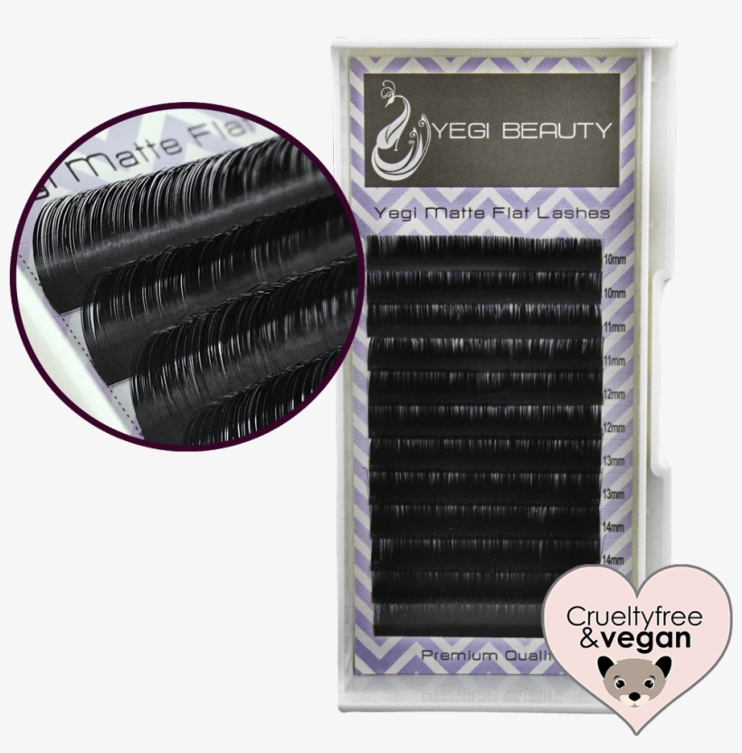 Yegi Matte Flat Lashes - Heart, transparent png download