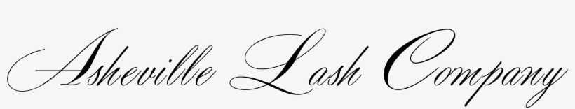 Asheville Eyelash Extensions Logo - Calligraphy, transparent png download