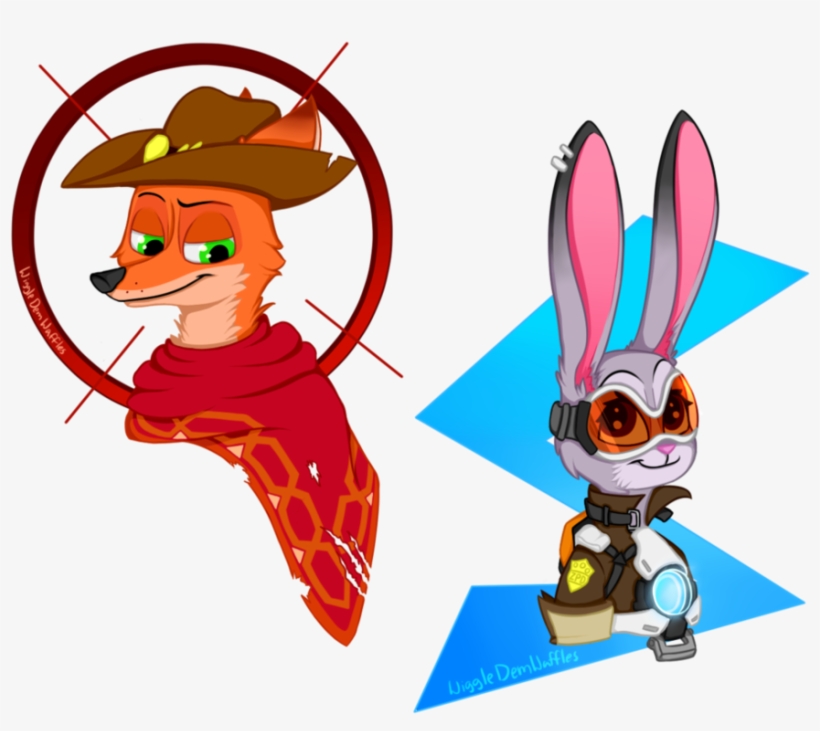 Jigg Le Demluaffles Overwatch Lt - Zootopia X Overwatch, transparent png download