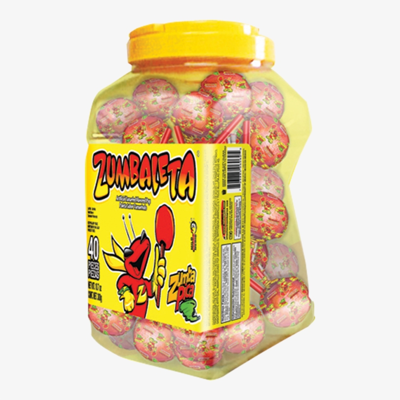 Zumbapica Zumbaleta Vit - Gummi Candy, transparent png download