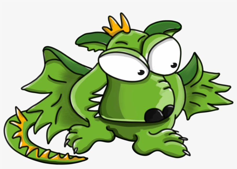 Draconin Green Dragon - Naga Hijau Kartun, transparent png download