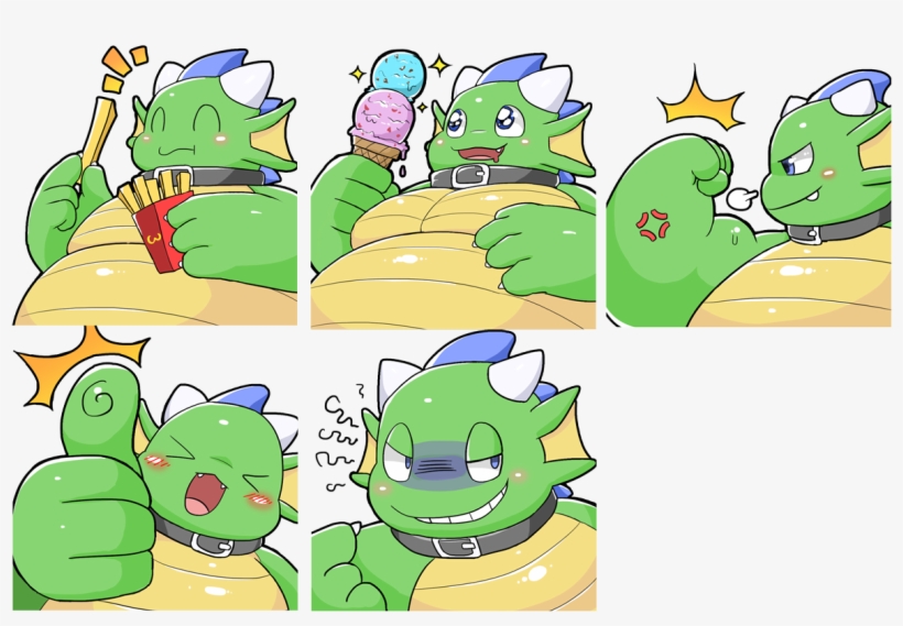 Green Dragon Telegram Stickers - Cartoon, transparent png download