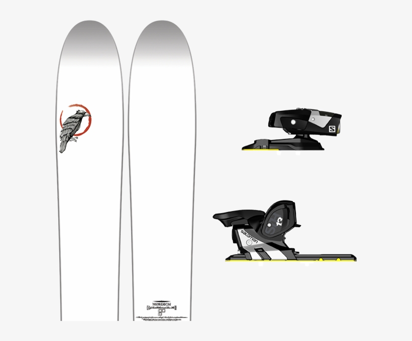 Line Mordecai 2017 Salomon Sth2 Wtr 13 Black/white - Monoplane, transparent png download