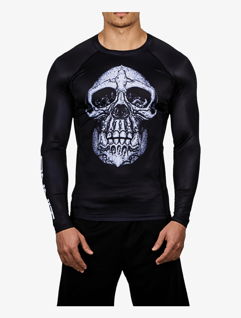 Chimp Skull Ls Compression Rashguard - Cole Haan, transparent png download