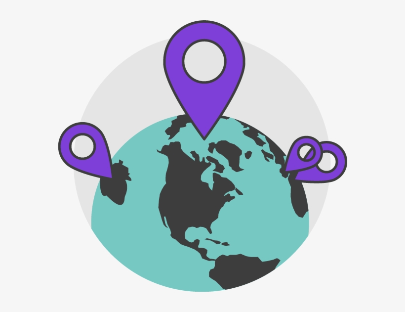 Search Engine Optimization - Red And White World Globe, transparent png download