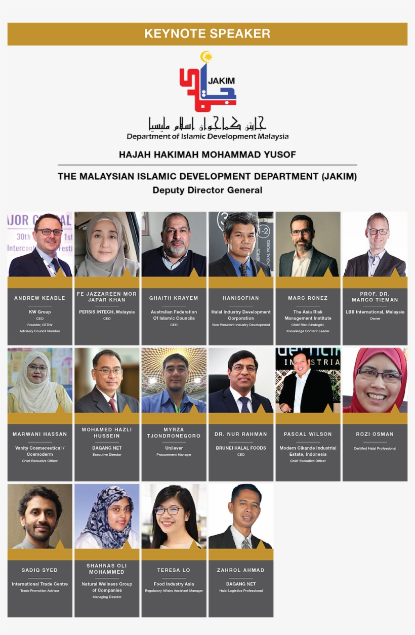 Gtdw Halal 2019 Speakers-01 - Team, transparent png download