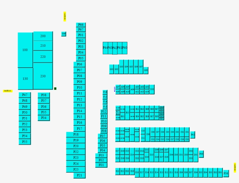 Unit Map Of Boardwalk Storage Grant Road - Majorelle Blue, transparent png download