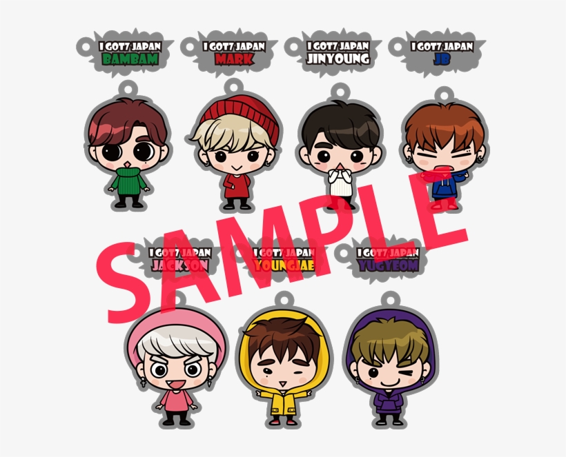 I Got7 Japan 会員様の更新特典「選べる Gotoonチャーム」のご応募を開始いたします。, transparent png download