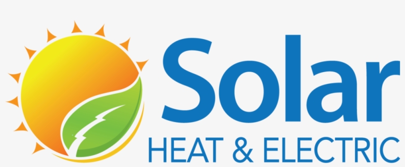 Solar Heat And Electric Logo - Graphic Design, transparent png download