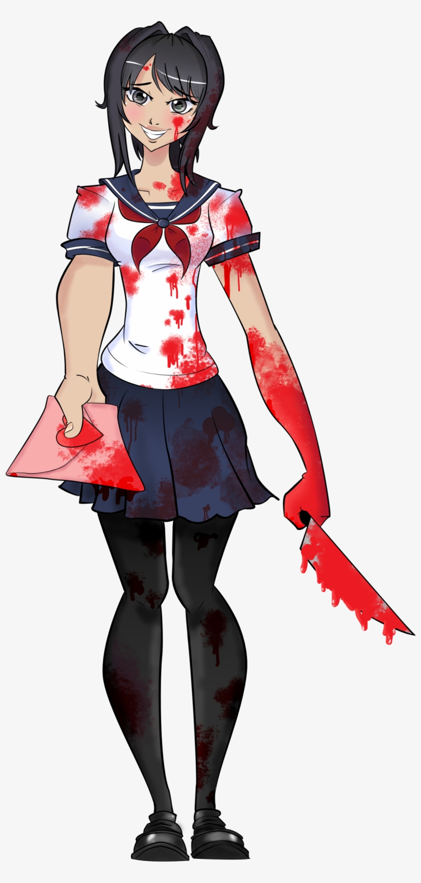 Yandere Chan By Sierra-g - Illustration, transparent png download