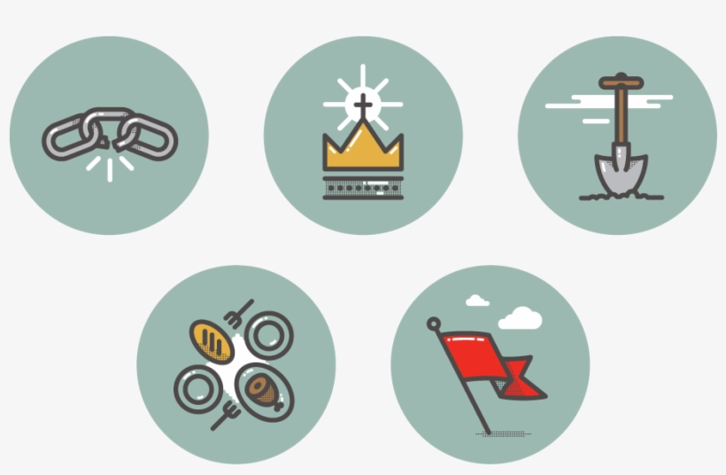 The Mahoney Studio Dna Circles Lg - Church Core Values Icons, transparent png download