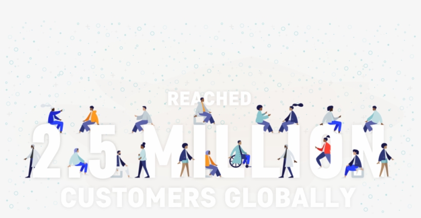 2 5 Million Customers, transparent png download