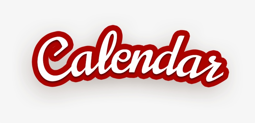 Calendario - Calligraphy, transparent png download