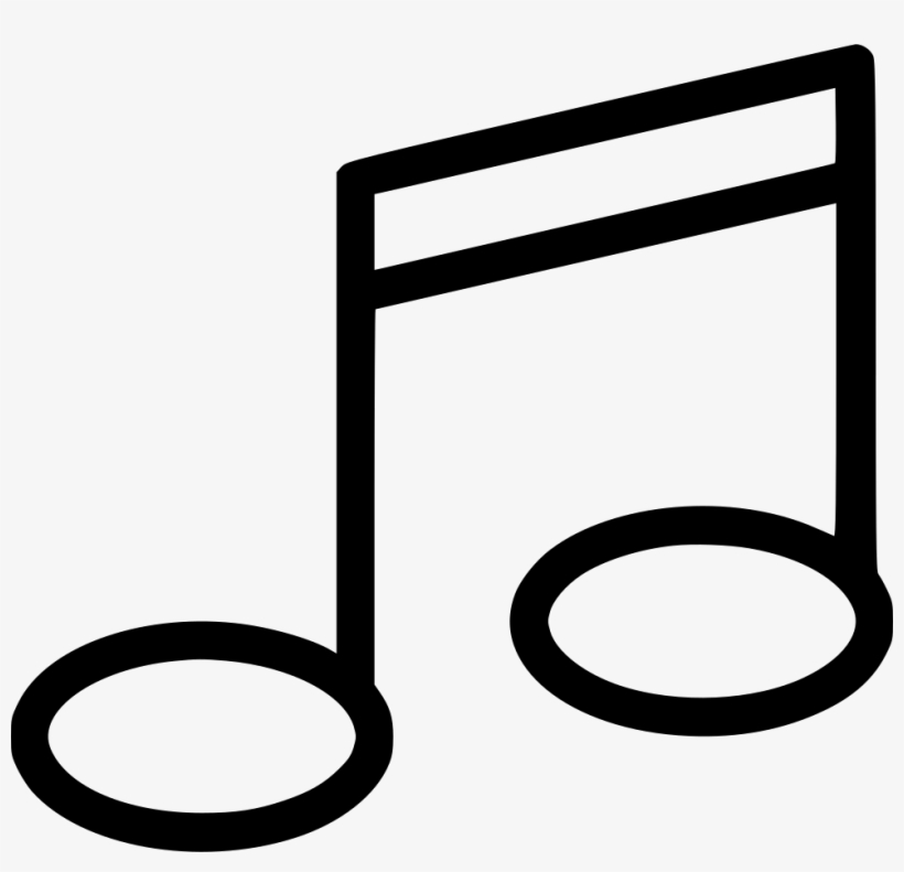 Music Note Comments - Music Line Icon Png, transparent png download