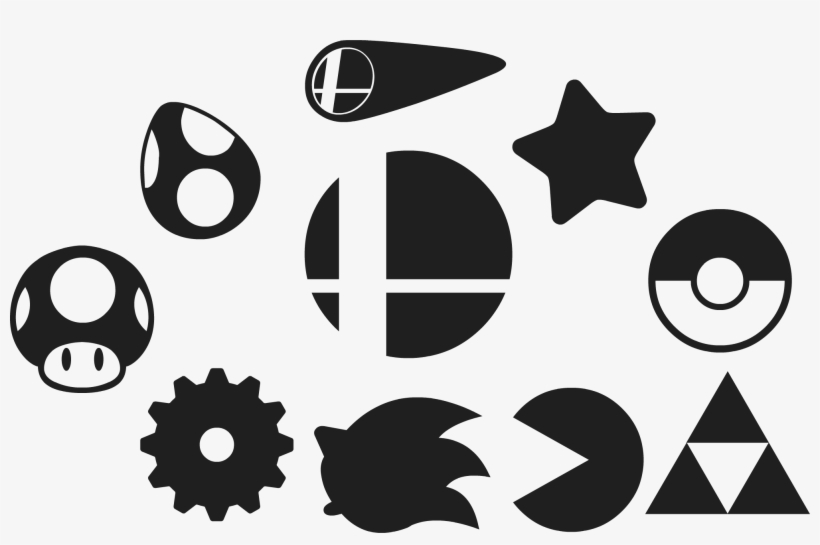 So I Wanted To Recreate In Flash Some Of The Smashbros - Smash Bros Icons Png, transparent png download