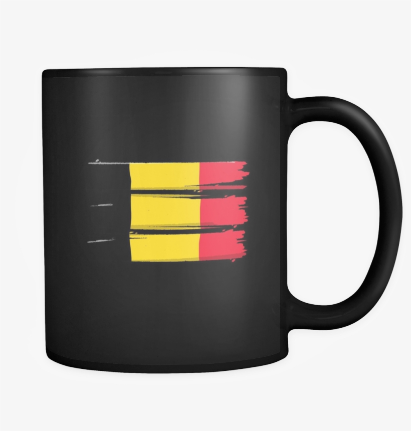 Belgian, Belgium Europe Patriotic Country Flag Black - Your Husband My Husband, transparent png download