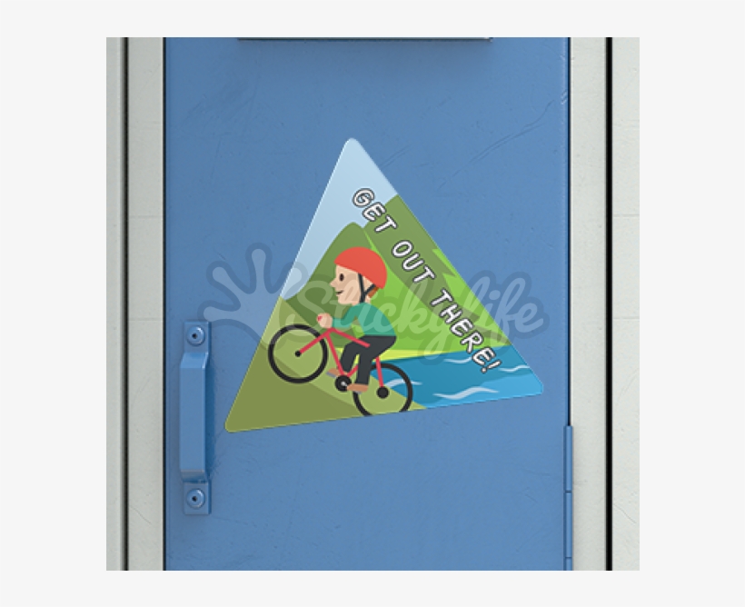 Custom Triangle Car Magnet - Cartoon, transparent png download