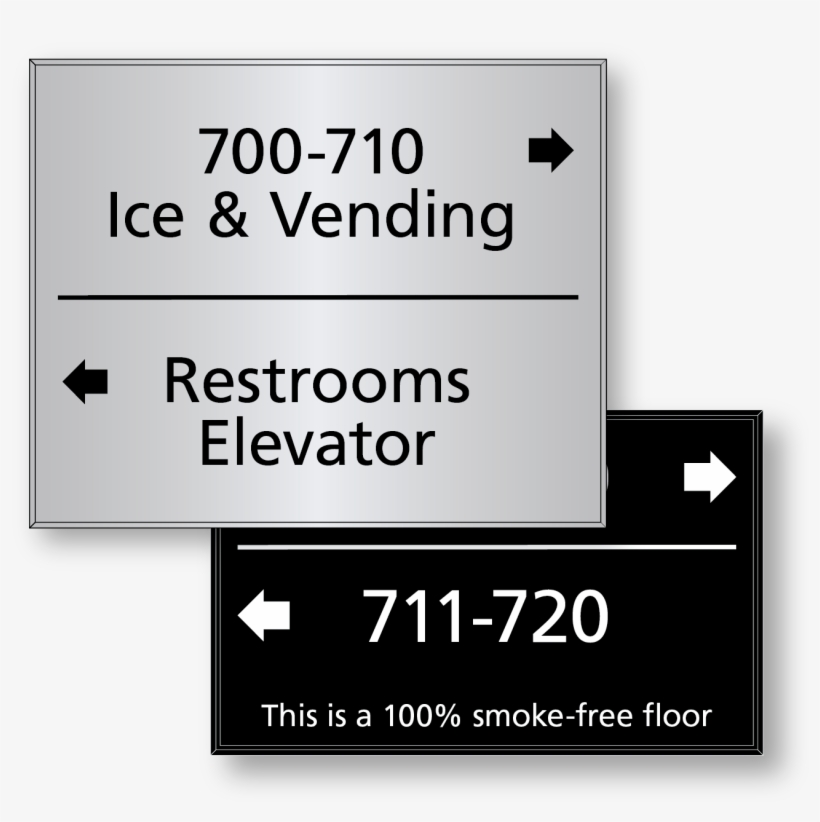 Directional Signs - Health, transparent png download