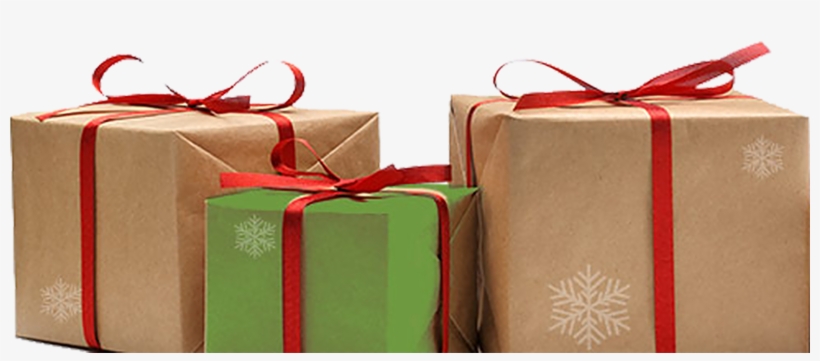 Gifts4 - Brown Paper Christmas Presents Png, transparent png download