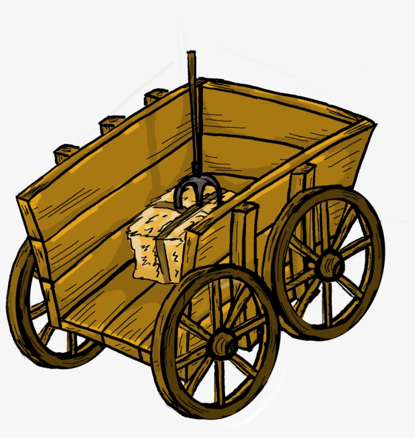Carts Clipart Medieval - Cart, transparent png download