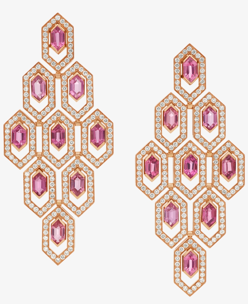 Serpenti Earrings Earrings Rose Gold Pink - Bulgari High Jewelry Earrings, transparent png download