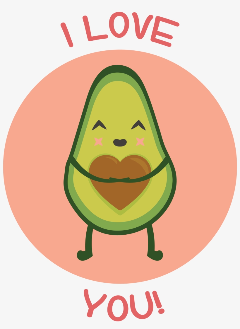Discover Ideas About Avocado Gif - Avocado Love You, transparent png download