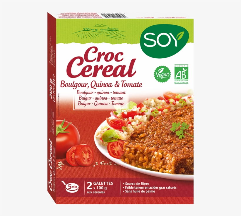 Croc Cereal Boulgour Quinoa Tomates - Bio, transparent png download