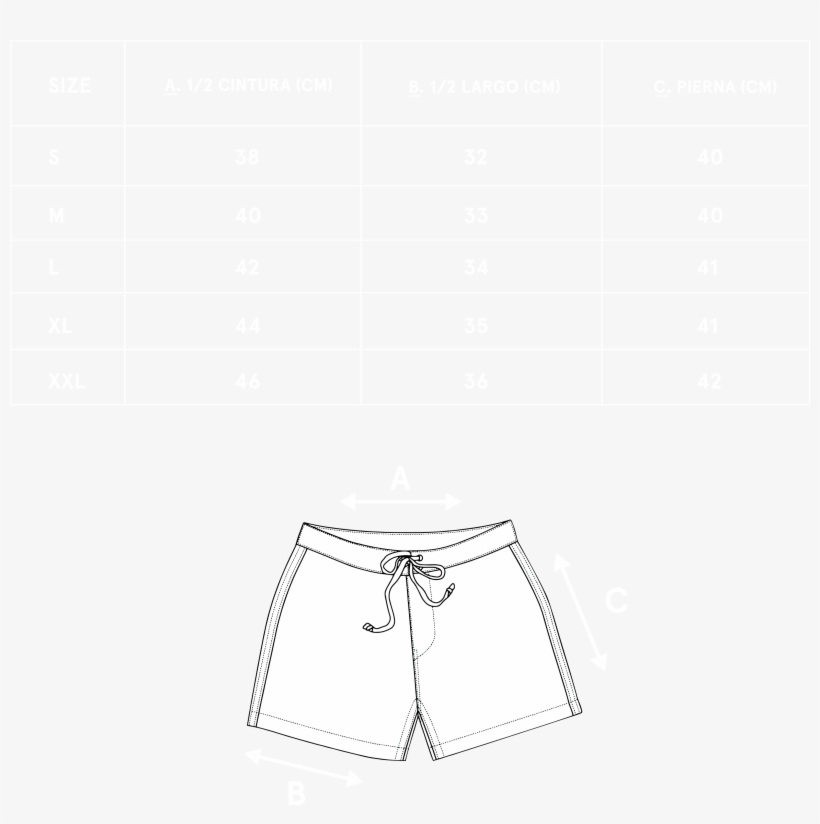 Use The Grid Below To Understand The Measurements Of - Talles De Short De Futbol, transparent png download
