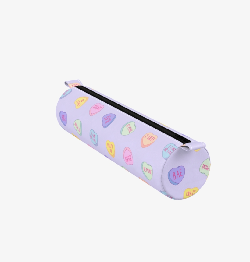Purple Hearts Pencil Case - Mobile Phone, transparent png download