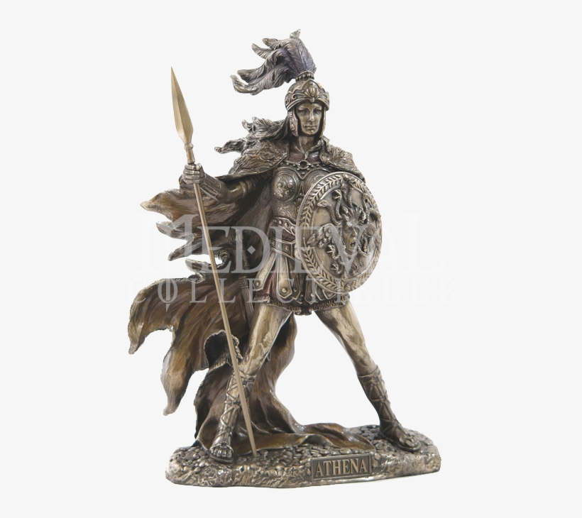 Athena, Goddess Of War, Wisdom & Justice, Was The Child - Athena Statues, transparent png download