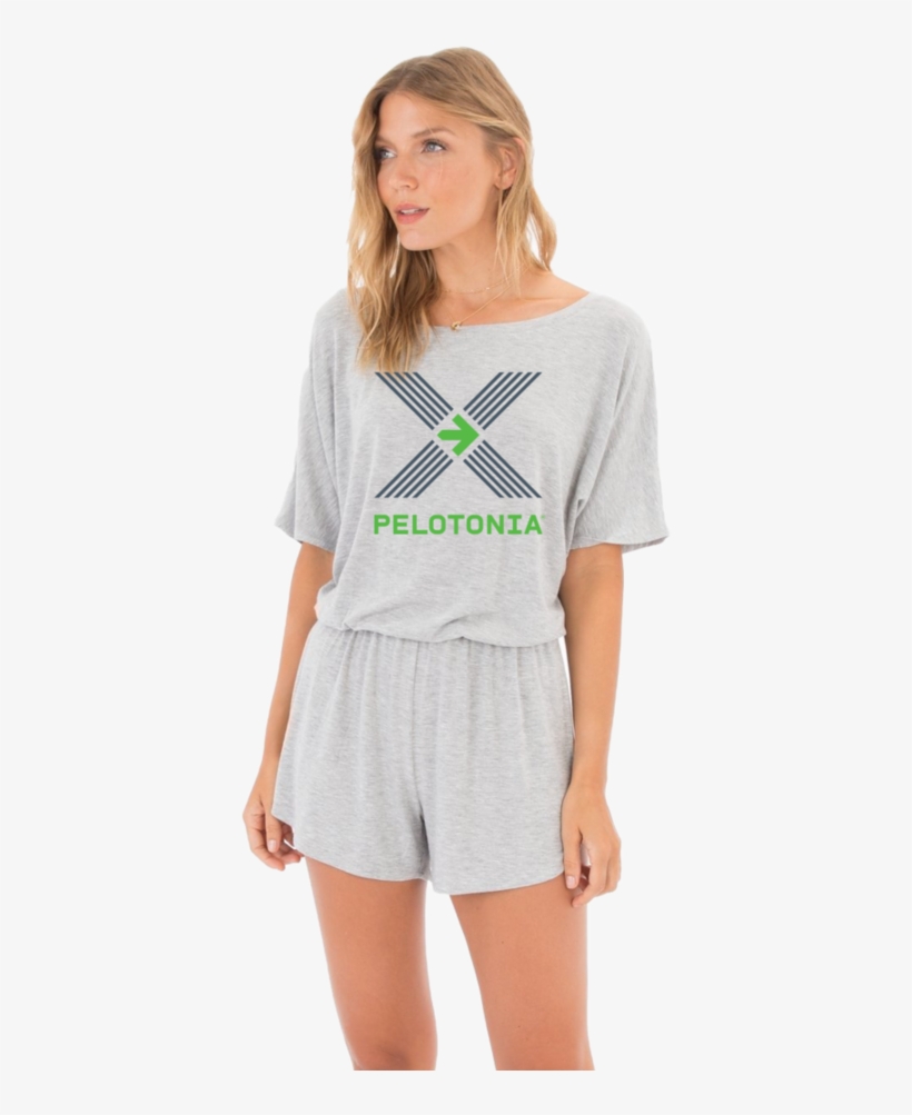 Grey%2bromper - Z Supply Emi Sleek Jersey Romper, transparent png download