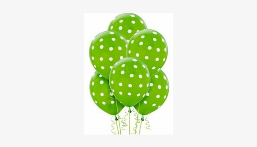 Jungle Green Polka Dot Balloon-25pcs - Illustration, transparent png download
