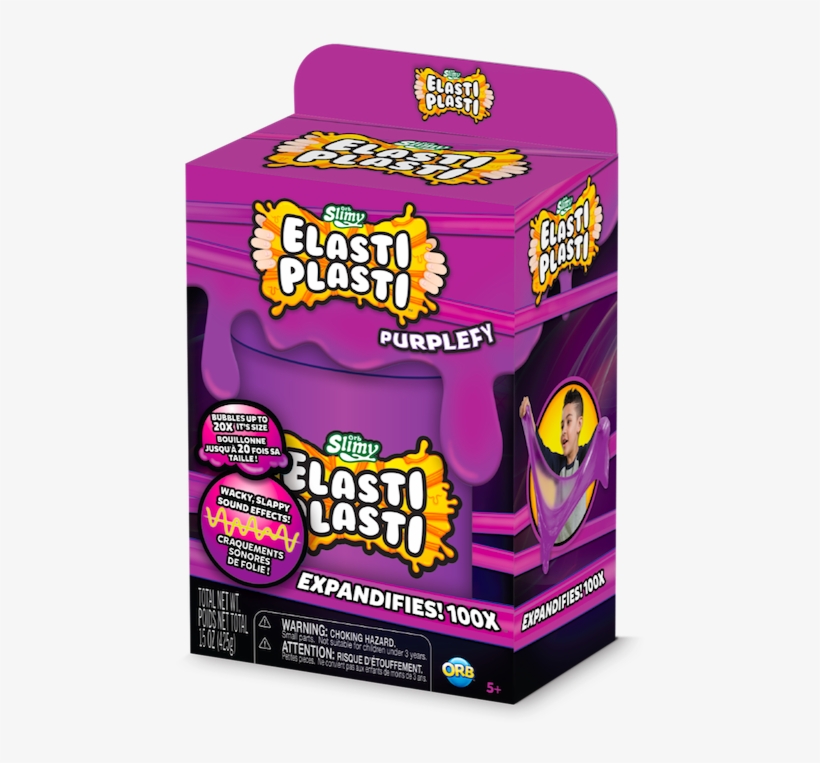 Elasti Plasti Purplefy - Elasti Plasti Glow In The Dark, transparent png download