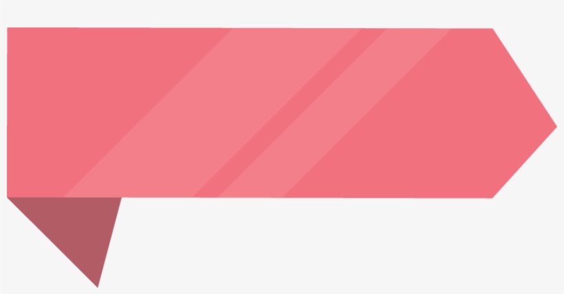 Red Fold Stripes Infographic - Orange, transparent png download