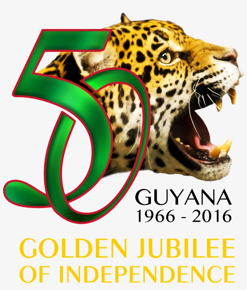 Welcome To Guyana's 50th Anniversary Of Independence - Guyana 50th Anniversary Logo, transparent png download