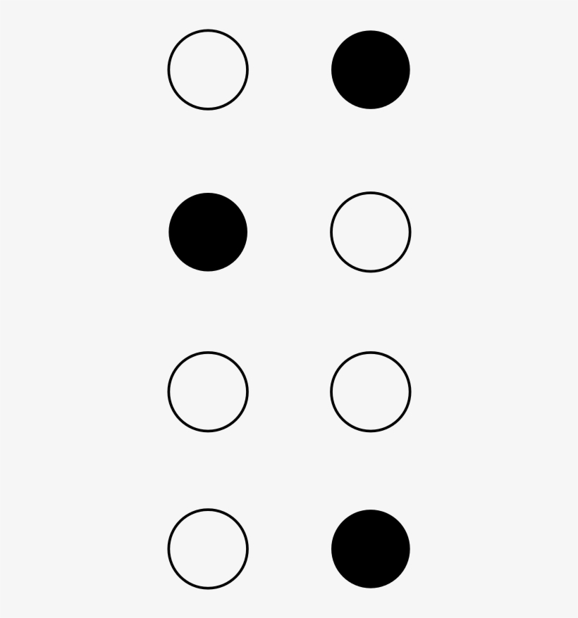 File - Braille8 Dots-428 - Svg - Circle, transparent png download