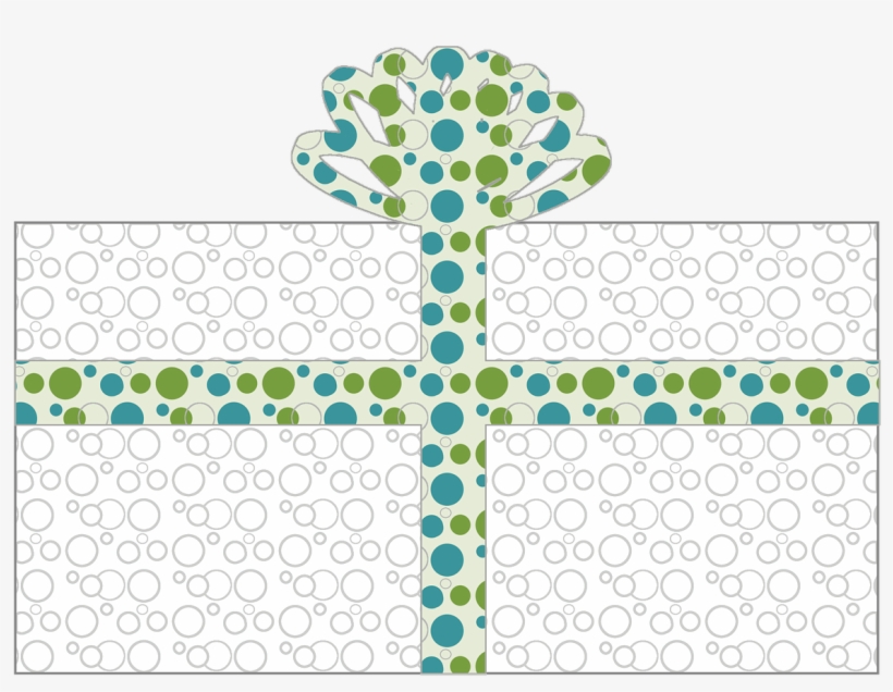 Dots Gift Pattern - Cross, transparent png download