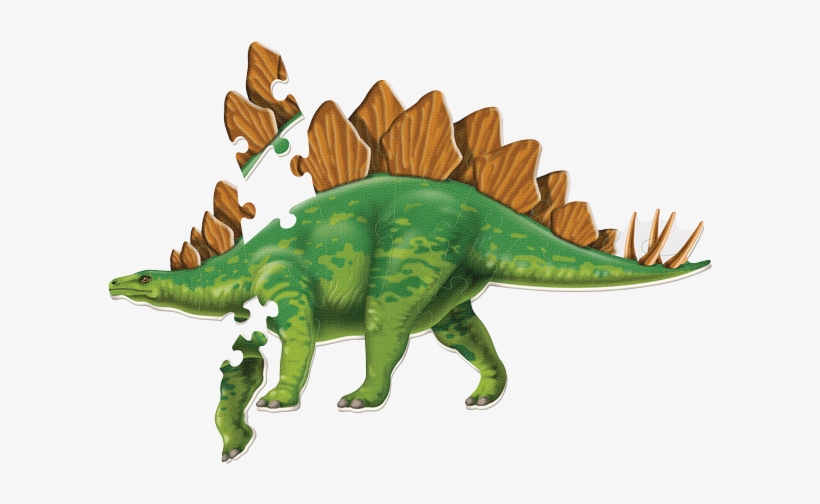 Puzzle Jumbo Stegosaurus - Learning Resources Jumbo Dinosaur Floor Puzzle, transparent png download