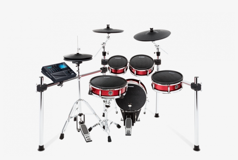 Alesis Strike Premium Electronic Drum Kit - Alesis Electronic Drum Set, transparent png download