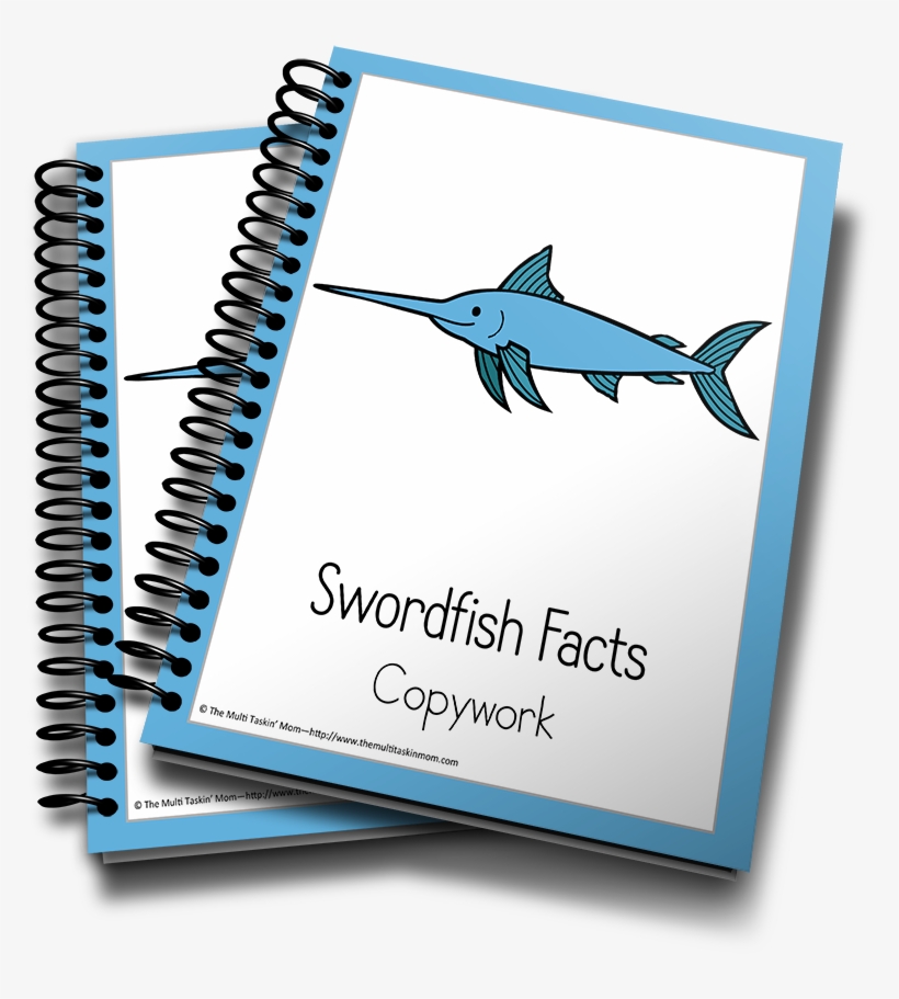 Swordfish Color And Copywork - Minecraft Stationery, transparent png download