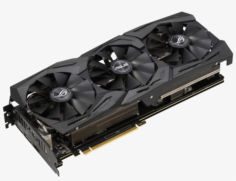 Asus Reveals Rog Strix, Asus Dual, And Turbo Geforce - Asus Rog Geforce Rtx 2080 Ti Strix Oc, transparent png download