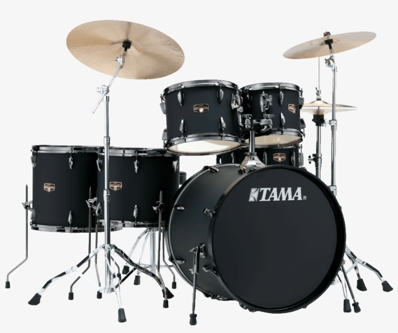 Imperialstar Drum Kits - Tama Imperialstar Blacked Out Black, transparent png download