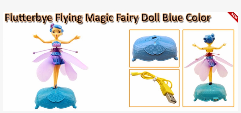 Flutterbye Flying Flower Fairy - Illustration, transparent png download