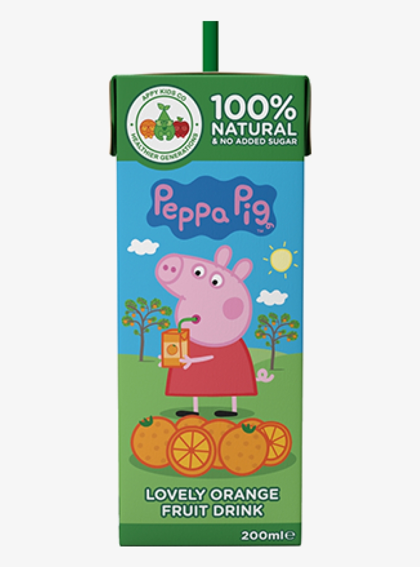 Peppa Pig - Peppa Pig Orange Juice, transparent png download