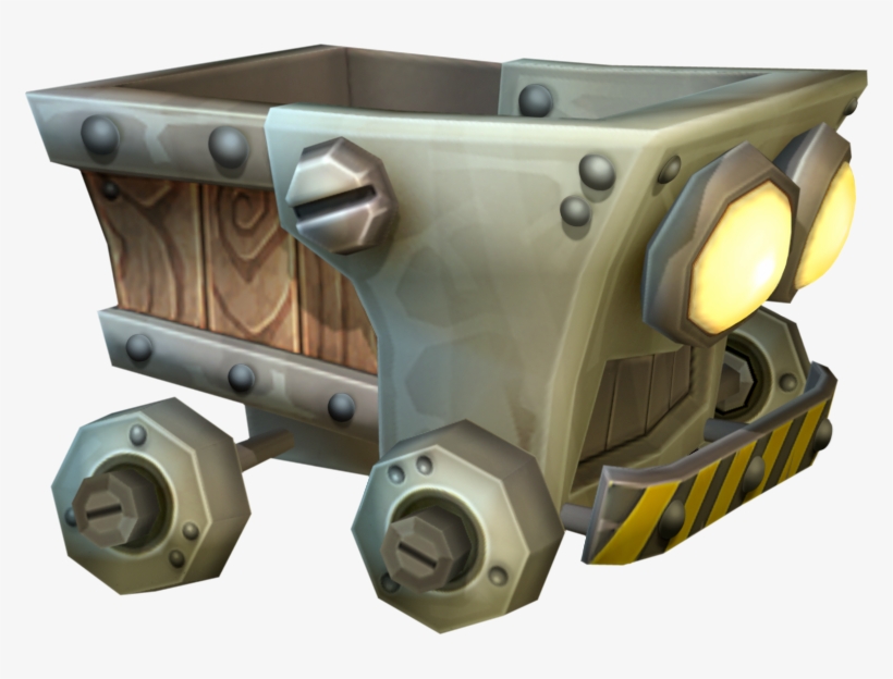 Super Mario Wiki Β - Kong Country Returns Mine Cart, transparent png download