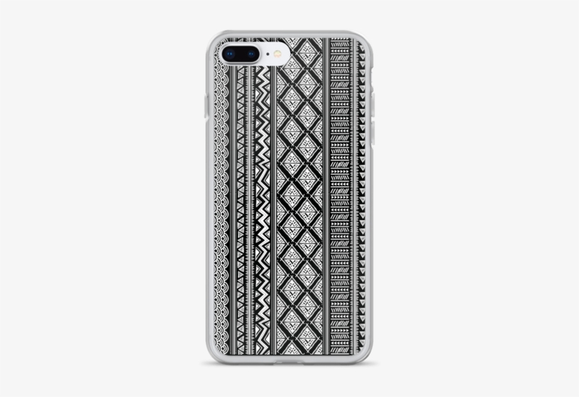Black And White Tribal Iphone Case - Mobile Phone Case, transparent png download