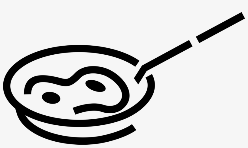 Vector Illustration Of Frying Pan, Frypan Or Skillet, transparent png download